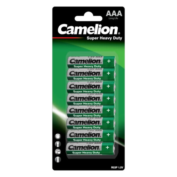 Super Heavy Duty Micro AAA R03P 1 5V 8er Blister Von Camelion