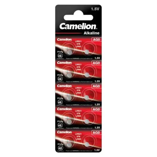 camelion alkaline ag0 lr63 lr521 379 bp10