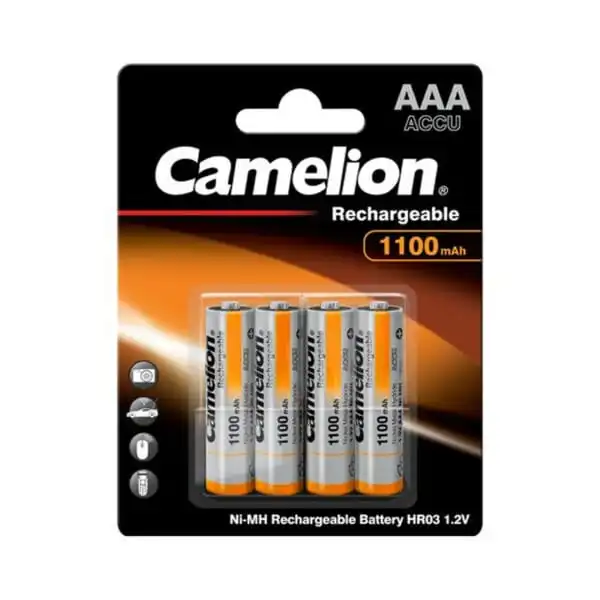 camelion ni mh hr03 aaa 1100mah 12v bp4
