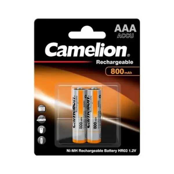 camelion ni mh hr03 aaa 800mah 12v bp2