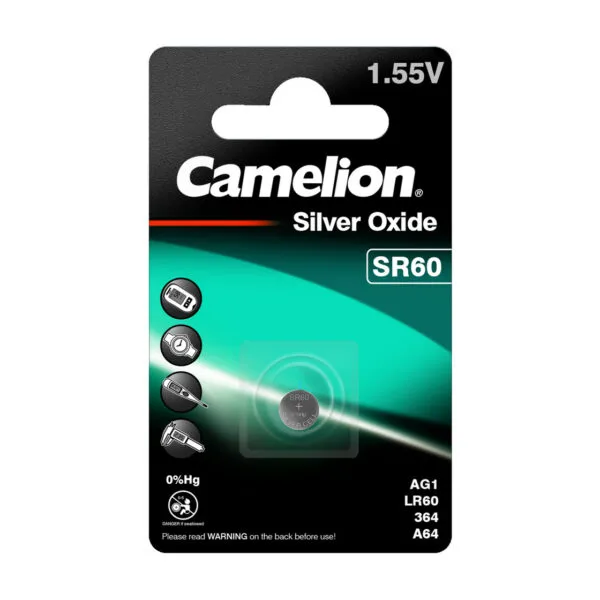 camelion silber oxid sr60w g1 364 bp1