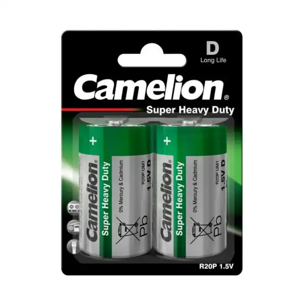 camelion super heavy duty gruen d r20 bp2