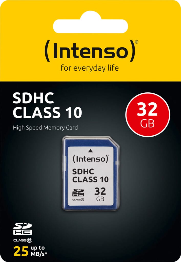 SDHC-Card 32GB, Class 10 Von Intenso | Batterien Shopping