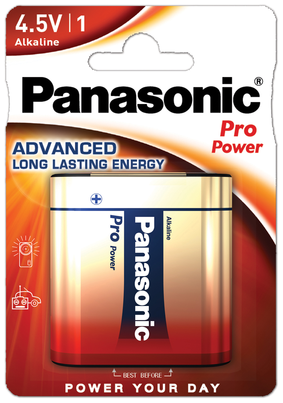 Panasonic Pro Power Alkaline 3LR12 4,5V Flachbatterie 1er Blister Von ...